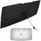 Ombrello Parasole Auto Parabrezza Interno 125x65cm Pieghevole con Protezione UV e Calore