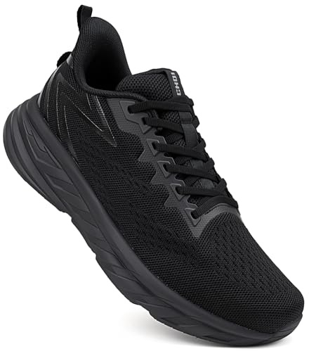 ODCKOI – breda slip-on-sneakers för män, halksäkra och bekväma för promenader, jogging, fritidsaktiviteter och löpning på väg