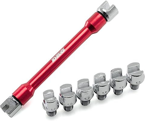 DRC Speichenschlüssel Rot Gr. 4.0-6.2 mm