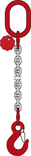 Dolezych Elingue chaîne à 1 Brin avec Crochets à linguete, Longueur = 2 m