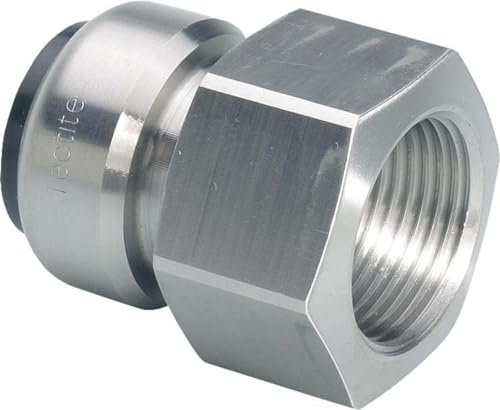 Edelstahl Steckfitting Tectite Übergangsmuffe 18 mm auf IG Rp 3/4, TS270G