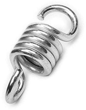 MEICOCO - Muelle de Hamaca de Acero Inoxidable Resistente para Colgar, Capacidad de Columpio de Porche, Bolsa Pesada, 2 Unidades (2 Unidades)