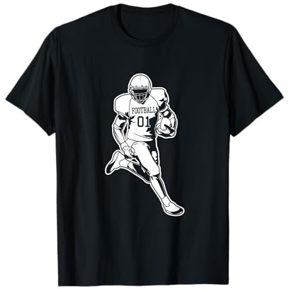 Jungen Footballspieler American Football T-Shirt