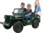 Actionbikes Motors Kinder Elektroauto Jeep Willys | Fernbedienung mit First Funktion - 4x4 Allrad Antrieb - Kinderauto elektrisch - Elektrofahrzeuge - Elektro Auto für Kinder ab 3 Jahre (Grün)
