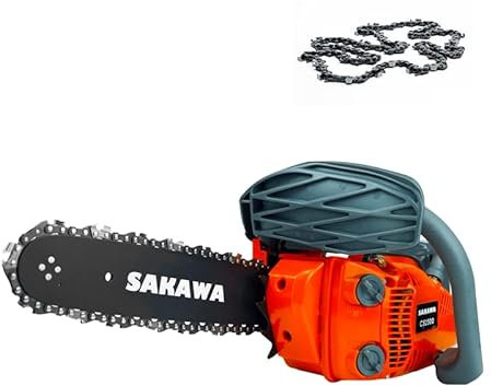 SAKAWA Motosierra de Gasolina para la Poda Espada 12 + Cadena