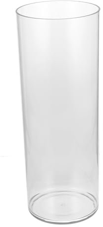 Warmhm Portaombrelli Trasparente in Forma Rotonda Contenitore Per Ombrelli E Accessori Per Ingressi E Uffici