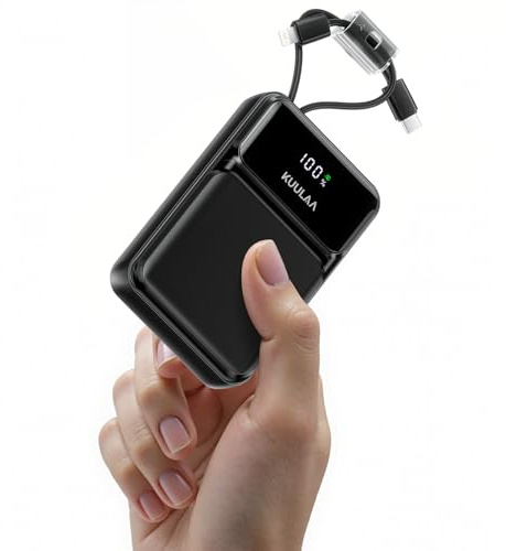 Kuulaa Powerbank 20000mAh schnellladefunktion 22.5W, USB C Power Bank Klein Aber Stark Externer handyakkus QC3.0 Schnelles Aufladen akkupack Kompatibel mit iPhone, Samsung, Huawei, Switch usw