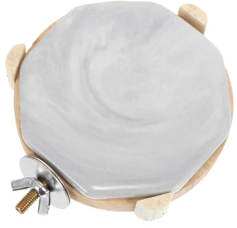 LOLIPPYY Piastra Refrigerante Ottagonale per Criceti e Piccoli Animali in Ceramica Premium Letto Ghiaccio Estivo Antimorso Raffreddamento Veloce e Riutilizzabile per Comfort e Riposo