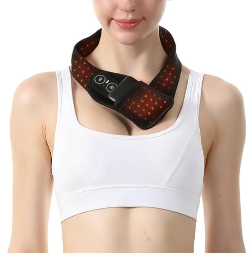 ZHUMCCY Chauffe-Cou Électrique,Contrôle De La Température À 3 Niveaux | Bouillotte Portable USB | Pour Femmes Garçons Adolescents Grand-mère Grand-père Épouse Mari
