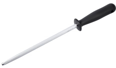 Stubai Fusil à Aiguiser, Acier Inoxydable, Argent/Noir, 28 x 13 x 13 cm