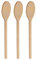 12 Inch Long Wooden Spoons for Cooking - Oval Wood Mixing Spoons for Baking, Cooking, Stirring - Sauce Spoons Made of Natural Beechwood - Set of 3