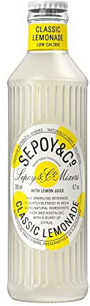 SEPOY & CO. Refreshing Classic Lemonade - 12 x 200ml | Low Calorie, Less Sugar, Ready To Drink | Pure Himalayan Water & 100% Natural Ingredients