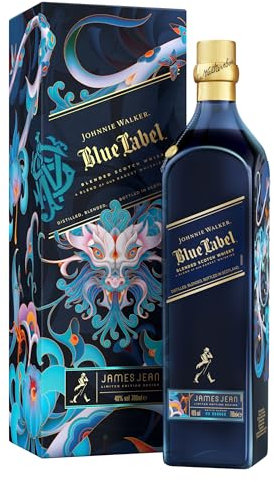 Johnnie Walker Blue Label │ 40% vol │ 70cl │ Lunar New Year │ Year of the Wood Dragon │ Scotch Whisky │ Designed by James Jean | Bottle with Gift Box