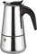 HOME SOLAZZIA Cafetière italienne en acier inoxydable pour expresso 2/4/6/9 tasses, compatible avec gaz, vitrocéramique et cuisinière électrique. Usage domestique et bureau. Cafetière Moka (9 tasses)