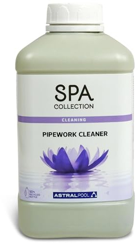 Astral Pool SPA Collection Whirlpool Rohrreiniger 1 l - Leitungssystem Reiniger - Entfernt Ablagerungen - Beseitigt Biofilm - Öl- & Seifenablagerungen