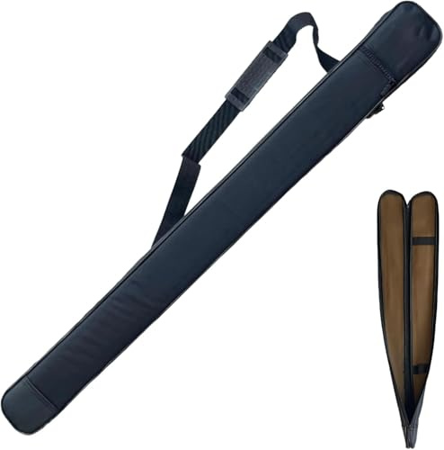 RQAMRCU Black sword bags, waterproof sword bag in oxford fabric, can contain 1 sword, portable multifunctional backpack for Katana, Bokken, Tai chi, martial arts, gifts-110CM