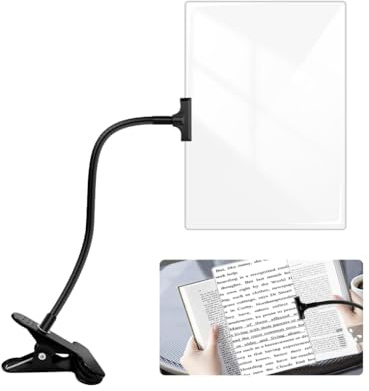 Dytabepl 5-vägs förstoringsglas med klämma, 6 x 3,5 förstoringsglas med klämma, justerbar flexibel svanhals, klippförstoringsglas för målning, hantverk, hobby, sömnad, stängning arbete