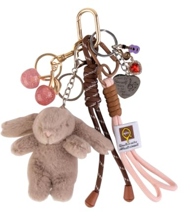 Georgie Porgy Porte-clés Accessoire pour sac à main Pendentif de sac à main Bag Charm Sac à dos d'école Sac de sport mignon Cadeau pour fille