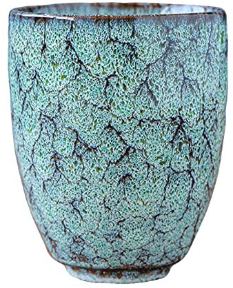 NKADNB Taza de porcelana sin asa, taza de café, taza de cerámica, grande, con decoración de remolino, taza de cerámica japonesa, sin asa, tetera de porcelana, 250 ml