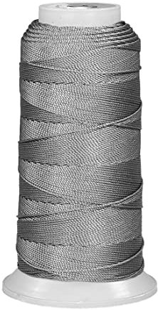 Langlauf Schuhbedarf Sattlergarn - Polyester Ledergarn in Handwerksqualität (200 m/Stärke 8/3) I extrastarkes Polstergarn Nähgarn - Reißfest - UV-Beständig - Outdoor Nähgarn für Leder