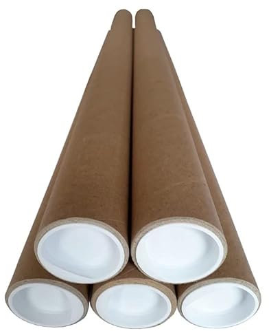 Versand Schutz Aufbewahrungs Hülse Rohr Rolle 60-118cm bis DIN A0+ mit Deckel Durchmesser innen 38mm mit Mengenrabatten (70cm, C: 5 x 70cm)