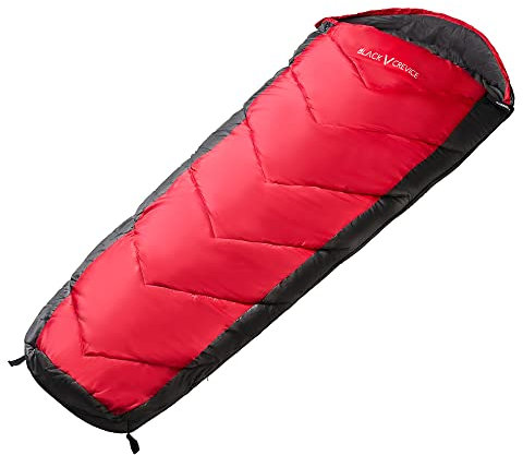 BLACK CREVICE Kinder-Schlafsack, rot