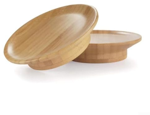 Set di 6 vassoi in legno per bicchieri da vino, aperitivi, perfetti per eventi sociali