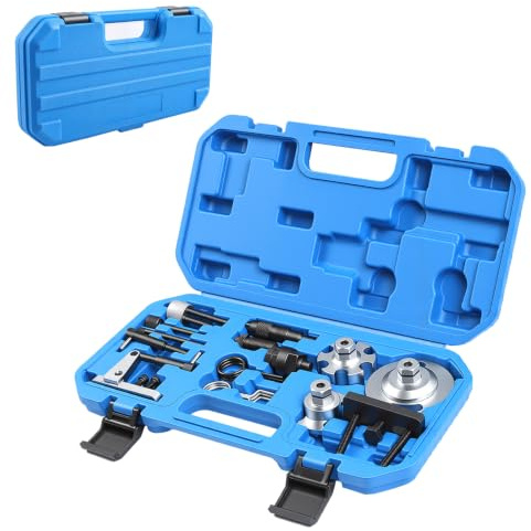 YedZen Herramienta de correa dentada, compatible con VW Audi 2.0 TDI, 2.7, 3.0 TDI V6, 4.0 TDI, 4.2 TDI V8, Q7, juego de herramientas de ajuste del motor para cadena de distribución y correa dentada