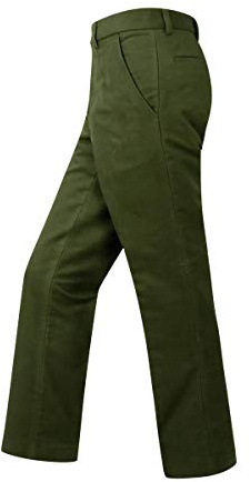 Hoggs of Fife Monarch Moleskin Trouser Dark Olive 40 Green 40 Green Trousers