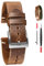 torbollo Horween Leder Uhrenarmbänder, Weiches Leder Uhrenarmband, 18mm, 20mm, 22mm Schnellverschluss Handmade Vintage Ersatz Uhrenarmband für Männer Frauen