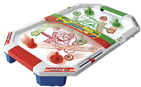 EPOCH Games Super Mario™ 7415 Air Hockey - Party Spiel Actionspiel Geschicklichkeitsspiel