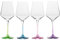 Krosno - Lot de 4 verres à vin blanc | Lot de 4 verres | Cadeau de mariage | Verre en cristal | Verre sans plomb | Durable | Résistant aux rayures | Une idée pour un cadeau