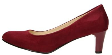 Fitters Damen Pumps Aurelia in Farbe Red MF, Damenschuhe in Übergröße - große Damenschuhe, Aurelia 43 EU Red MF