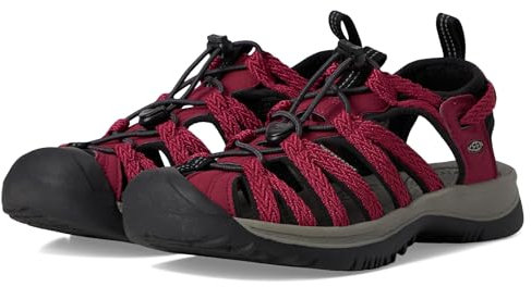 KEEN Damen Whisper Sandalen, Beaujolais Black, 40 EU