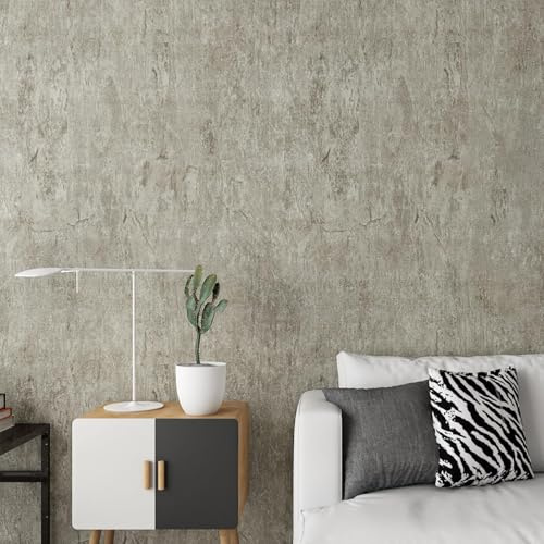 LaCheery 40cm x 700cm Papel Pintado Autoadhesivo Pared Salon Gris Verde Papel Tapiz Paredes Adhesivo Cemento Impermeable Vinilo Adhesivo Muebles Gris Mate Industrial Rollo Vinilo Pared Cocina