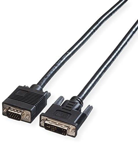 ROLINE 3m DVI VGA Cable DVI (12+5) ST - HD15 ST