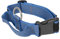 JULIUS-K9, 100HA-K-B-2015 Color & Gray K9-Halsband mit Haltegriff, Sicherheitsverschluss und Logo, 40 mm*38-53 cm, verstellbar, blau-grau