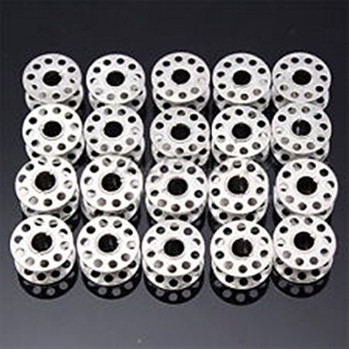 Metal Bobbins Sewing Machine Spool Universal Fits Most Brands (20 x Bobbins)