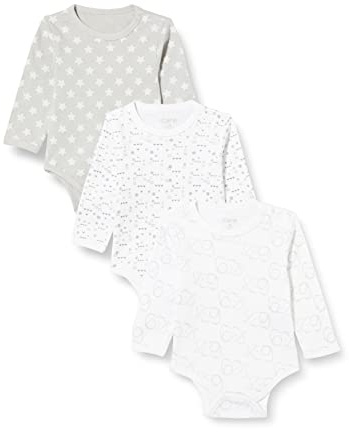 Care Body Bébé Manche Longue-4132 Body Manches Longues En Coton Mixte bébé (lot de 3)