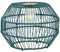 Outsunny Solarleuchte, Rattan Solarlampe, Wasserdichte Wegleuchte mit Lichtsensor, Automatische LED Gartenlampe mit Trommel-Design für Balkon, Terrasse, Hof, Stahl Grün