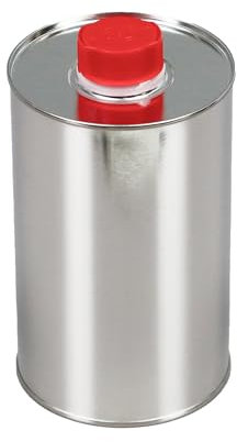 BenBow Barattolo in Latta con Tappo a Vite 1,1L x10 Barattoli in Banda stagnata, Contenitore Metallico Vuoto per Oli, Vernici, Lacche, Liquidi Detergenti