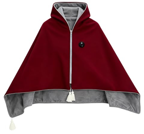 Vangakancint Couverture chauffante USB portable, Châle Chauffant, Couverture de Lancer avec Trois Niveaux de Chaleur Douce, Châle Chauffant Pour Se Réchauffer Pendant L'Hiver