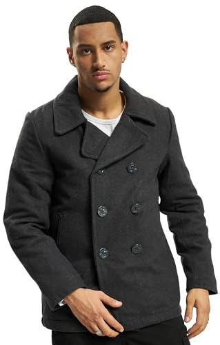Brandit Pea Coat, Color: anthrazit, Size: XXL