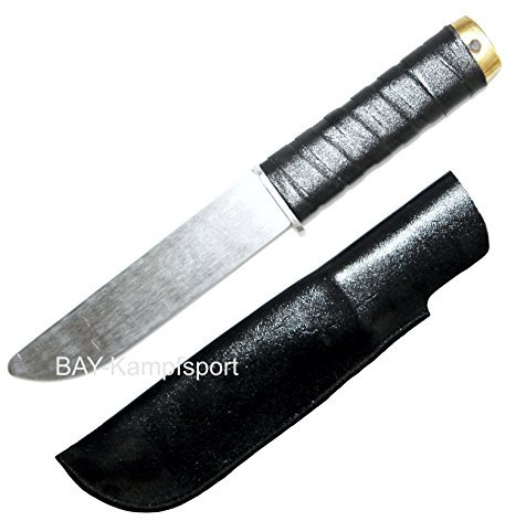 Bay® Aluminiummesser MIT Scheide Holster 28 cm Trainingsmesser stumpf Messer Aluminium Attrappe Krav MAGA SV Aluminiumdolch Dolch Übungsmesser Selbstverteidigung Training Sport