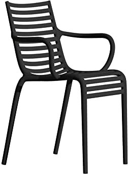 driade Pip-e Sessel, Polypropylen, Dunkelgrau, Medium