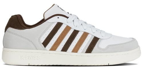 K-Swiss Court Palisades Herren Turnschuh, Wh Tstcocnt Chcbwn, 42 EU