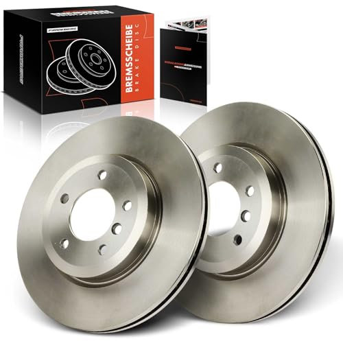 Frankberg 2x Bremsscheiben Vorderachse Kompatibel mit 3er E46 330 2.9L-3.0L 1999-2005 Bremsscheibensatz Z4 Coupe E86 3.0L 2006-2008 Z4 Roadster E85 3.0L 2006-2008 Replace# 34101166071