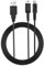QTMMC Charging Cable for Nintendo DS Lite Replacement 2 in 1 USB Charger Cable Lead for DS Lite/New 3DS XL/3DS/2DS/Dsi Game Console Charging