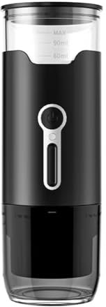 Yopeissn Tragbare Elektrische Kaffeemaschine - Kompakte Kapsel- und Pulvermaschine, Ideal für Unterwegs und Den Einsatz im Büro