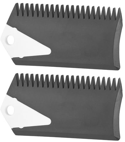 Planche à skate skateboard skimboard cire de peigne de peigne pour surf sur pvc noir 2pcs ensemble